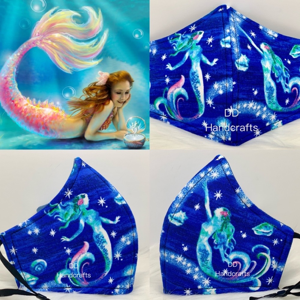 The Mythical Mermaid adult mask